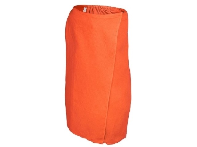 Вафельная накидка для женщин, оранжевая, 145х78см 